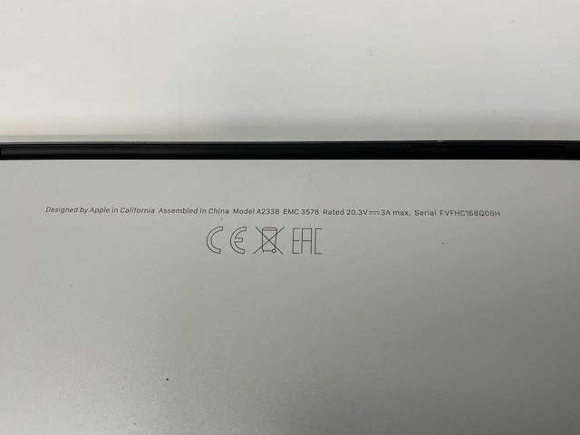 Apple macbook pro 13”, apple m1, 8 gb ram, 500 gb nvme laptop - afbeelding 7 van  7