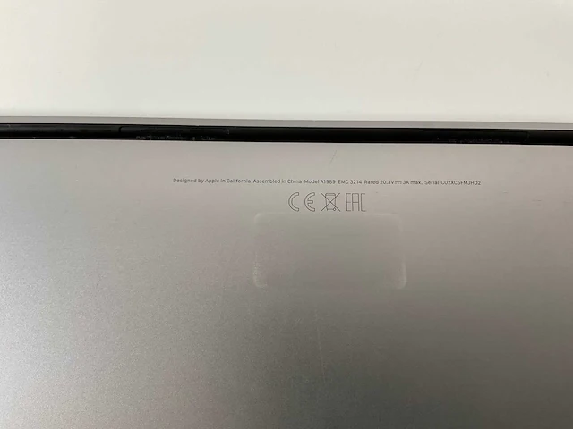 Apple macbook pro 13”, core(tm) i7 8th gen, 16 gb ram, 250 gb nvme laptop - afbeelding 7 van  7