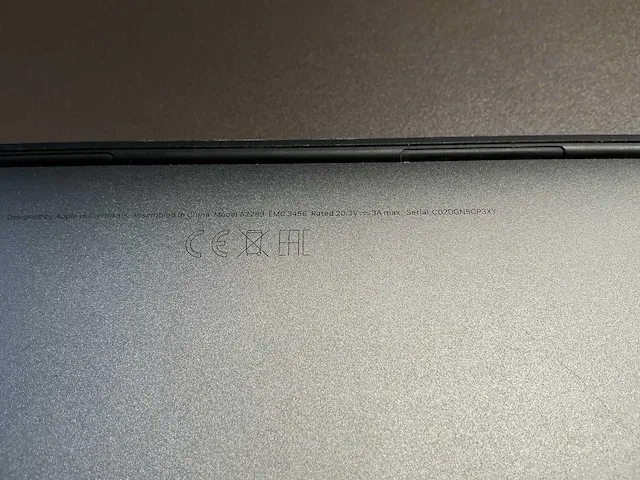 Apple macbook pro 13 inch (a2289) laptop - afbeelding 7 van  7