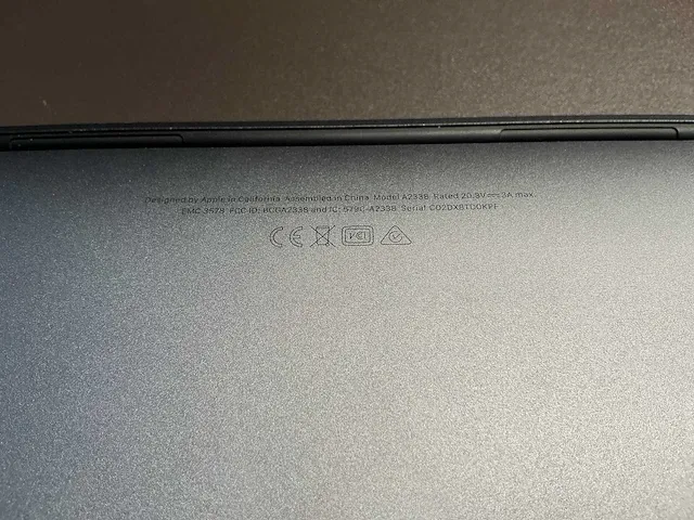 Apple macbook pro 13 inch (a2338) laptop - afbeelding 7 van  7