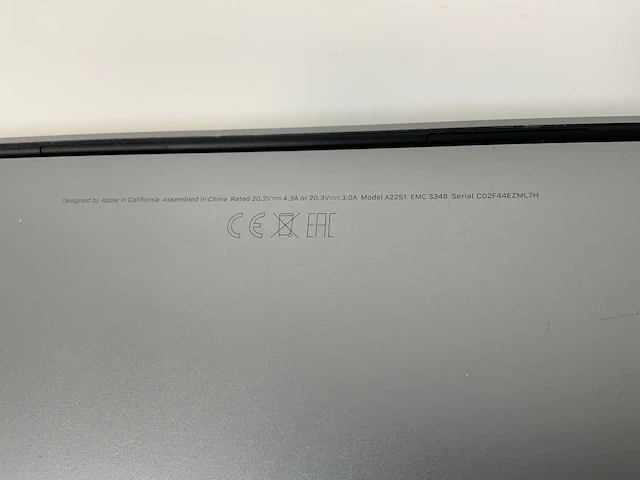 Apple macbook pro 13.3”, core(tm) i5 10th gen, 16 gb ram, 500 gb nvme laptop - afbeelding 7 van  7