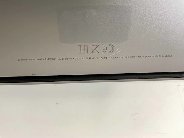 Apple macbook pro 13.3”, core(tm) i5 10th gen, 16 gb ram, 500 gb nvme laptop - afbeelding 7 van  7