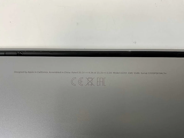 Apple macbook pro 13.3”, core(tm) i5 10th gen, 16 gb ram, 500 gb nvme laptop - afbeelding 7 van  7
