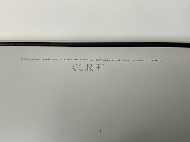 Apple macbook pro 13.3”, core(tm) i5 10th gen, 16 gb ram, 500 gb nvme laptop - afbeelding 6 van  6