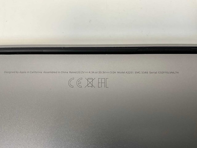 Apple macbook pro 13.3”, core(tm) i5 10th gen, 16 gb ram, 500 gb nvme laptop - afbeelding 7 van  7