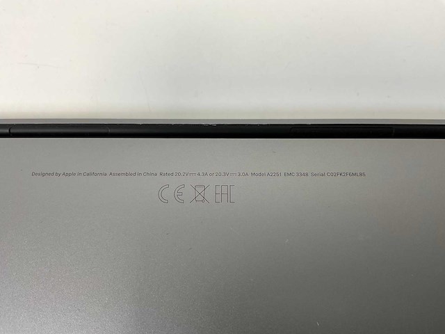Apple macbook pro 13.3”, core(tm) i5 10th gen, 16 gb ram, 500 gb nvme laptop - afbeelding 7 van  7