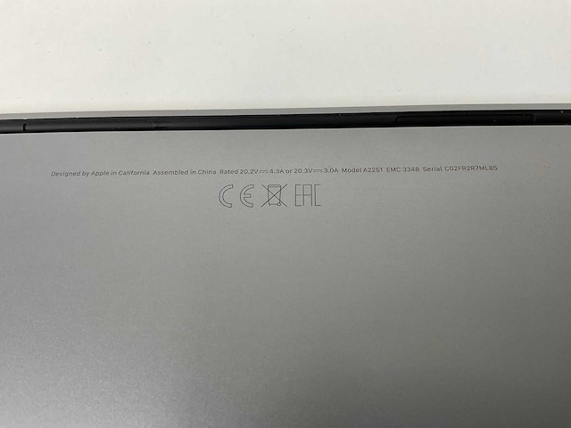 Apple macbook pro 13.3”, core(tm) i5 10th gen, 16 gb ram, 500 gb nvme laptop - afbeelding 7 van  7