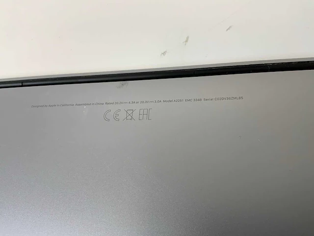 Apple macbook pro 13.3”, core(tm) i5 10th gen, 32 gb ram, 500 gb nvme laptop - afbeelding 7 van  7