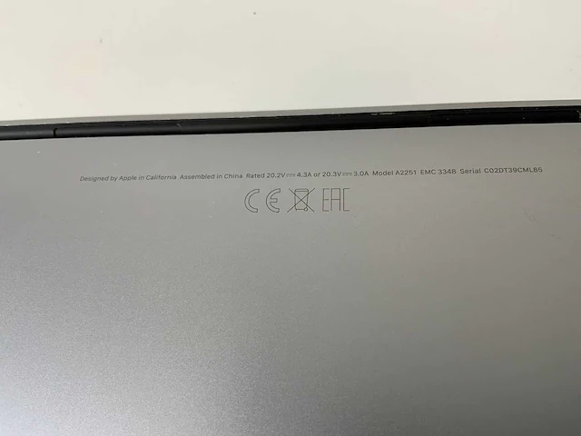 Apple macbook pro 13.3”, core(tm) i5 10th gen, 32 gb ram, 500 gb nvme laptop - afbeelding 7 van  7