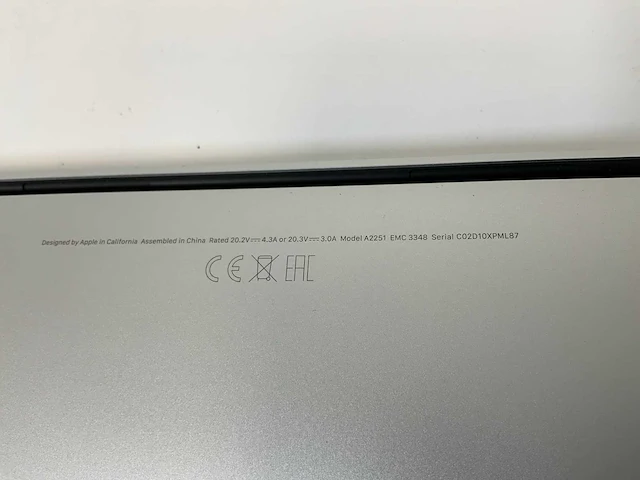 Apple macbook pro 13.3”, core(tm) i5 10th gen, 32 gb ram, 500 gb nvme laptop - afbeelding 7 van  7