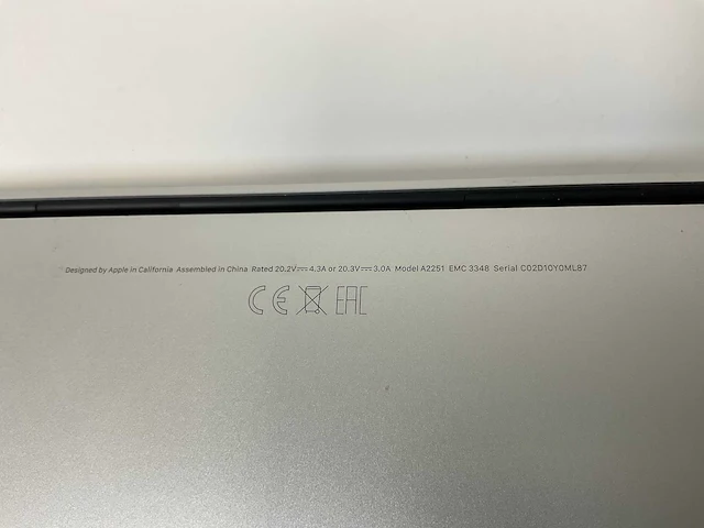 Apple macbook pro 13.3”, core(tm) i5 10th gen, 32 gb ram, 500 gb nvme laptop - afbeelding 7 van  7