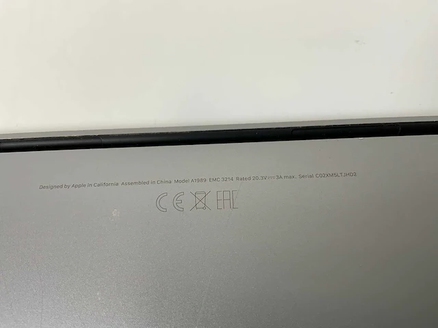 Apple macbook pro 13.3”, core(tm) i5 8th gen, 16 gb ram, 251 gb nvme laptop - afbeelding 7 van  7