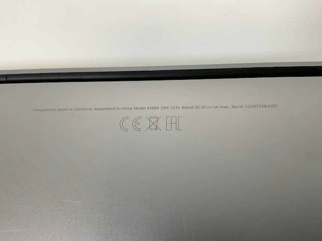 Apple macbook pro 13.3”, core(tm) i5 8th gen, 16 gb ram, 251 gb nvme laptop - afbeelding 7 van  7