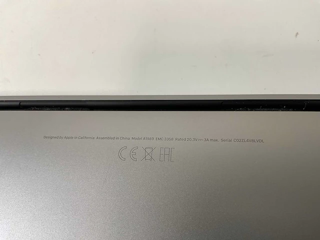 Apple macbook pro 13.3”, core(tm) i5 8th gen, 16 gb ram, 251 gb nvme laptop - afbeelding 7 van  7