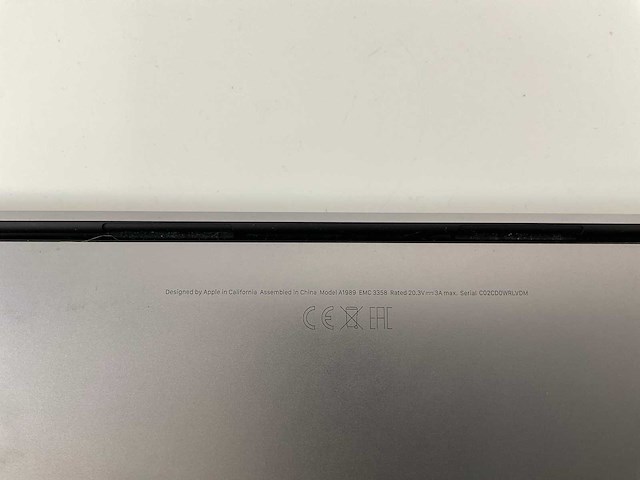 Apple macbook pro 13,3”, core(tm) i5 8th gen, 16 gb ram, 500 gb nvme laptop - afbeelding 7 van  7