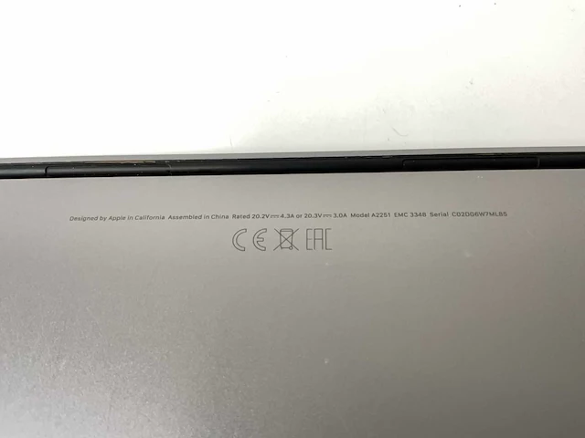 Apple macbook pro 13.3”, core(tm) i7 10th gen, 16 gb ram, 1 tb nvme laptop - afbeelding 7 van  7