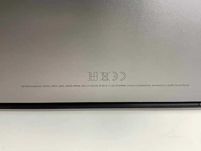 Apple macbook pro 13.3”, core(tm) i7 10th gen, 16 gb ram, 1 tb nvme laptop - afbeelding 7 van  8
