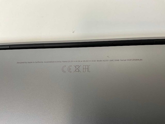 Apple macbook pro 13.3”, core(tm) i7 10th gen, 16 gb ram, 1 tb nvme laptop - afbeelding 7 van  7
