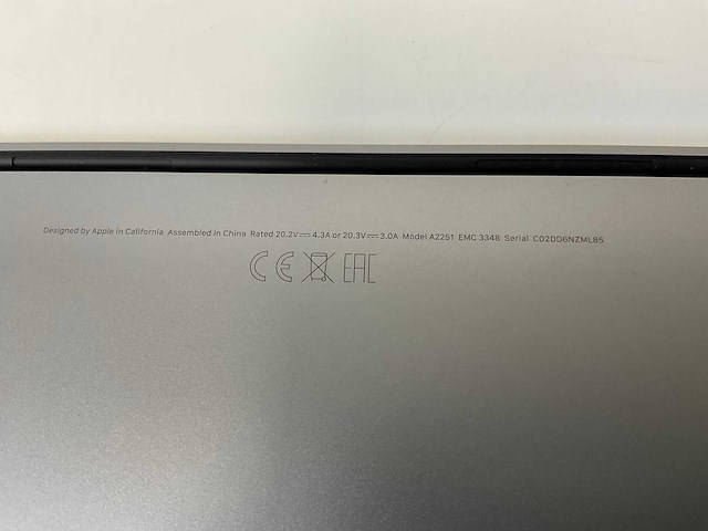 Apple macbook pro 13.3”, core(tm) i7 10th gen, 16 gb ram, 1 tb nvme laptop - afbeelding 7 van  7