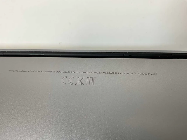 Apple macbook pro 13.3”, core(tm) i7 10th gen, 16 gb ram, 500 gb nvme laptop - afbeelding 7 van  8