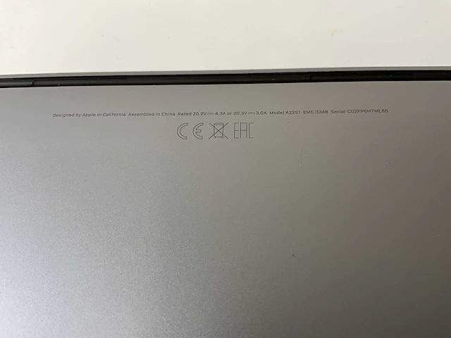 Apple macbook pro 13.3”, core(tm) i7 10th gen, 16 gb ram, 500 gb nvme laptop - afbeelding 7 van  7