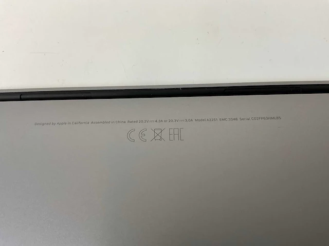 Apple macbook pro 13.3”, core(tm) i7 10th gen, 16 gb ram, 500 gb nvme laptop - afbeelding 7 van  7