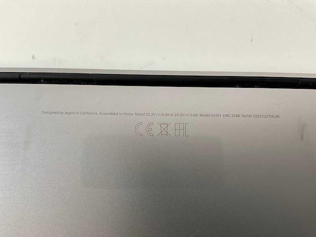Apple macbook pro 13.3”, core(tm) i7 10th gen, 16 gb ram, 500 gb nvme laptop - afbeelding 7 van  7