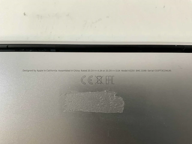 Apple macbook pro 13.3”, core(tm) i7 10th gen, 16 gb ram, 500 gb nvme laptop - afbeelding 7 van  7