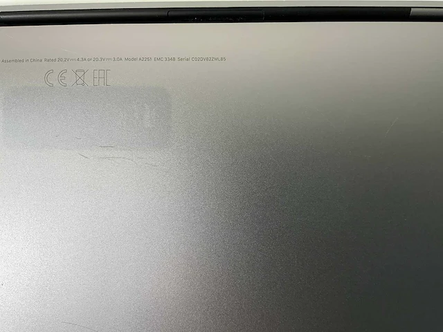 Apple macbook pro 13.3”, core(tm) i7 10th gen, 16 gb ram, 500 gb nvme laptop - afbeelding 7 van  7