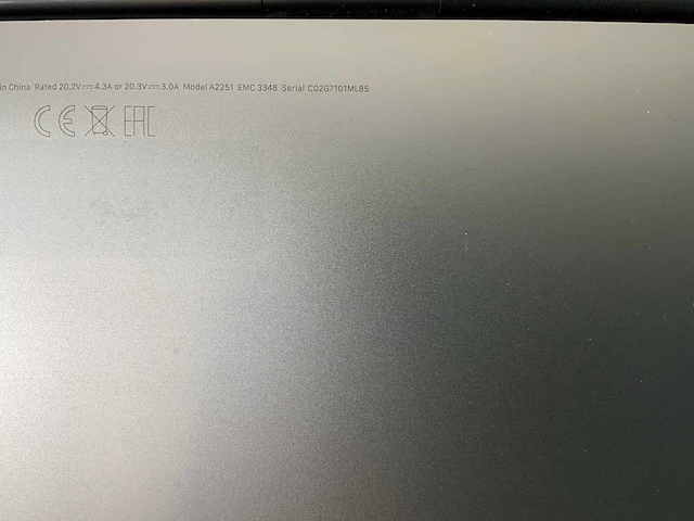 Apple macbook pro 13.3”, core(tm) i7 10th gen, 16 gb ram, 500 gb nvme laptop - afbeelding 7 van  7