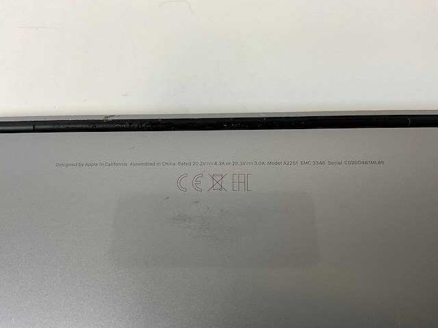 Apple macbook pro 13.3”, core(tm) i7 10th gen, 16 gb ram, 512 gb nvme laptop - afbeelding 7 van  7