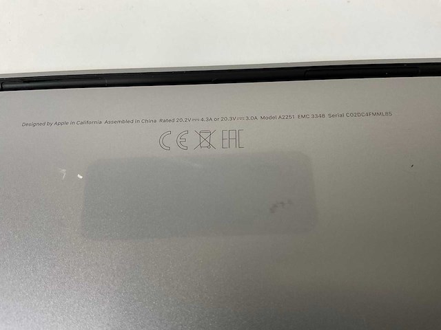 Apple macbook pro 13.3”, core(tm) i7 10th gen, 16 gb ram, 512 gb nvme laptop - afbeelding 7 van  7