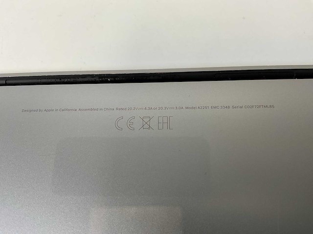 Apple macbook pro 13.3”, core(tm) i7 10th gen, 16 gb ram, 512 gb nvme laptop - afbeelding 7 van  7