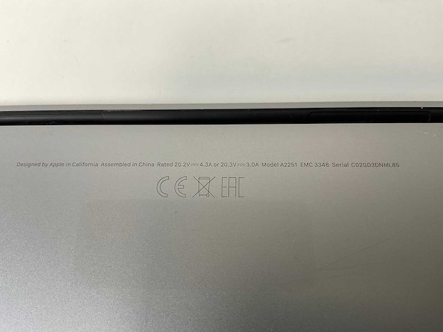 Apple macbook pro 13.3”, core(tm) i7 10th gen, 16 gb ram, 512 gb nvme laptop - afbeelding 7 van  7