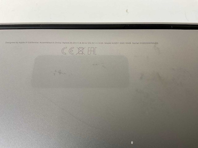 Apple macbook pro 13.3”, core(tm) i7 10th gen, 16 gb ram, 512 gb nvme laptop - afbeelding 7 van  7