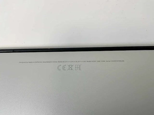 Apple macbook pro 13.3”, core(tm) i7 10th gen, 32 gb ram, 1 tb nvme laptop - afbeelding 7 van  7