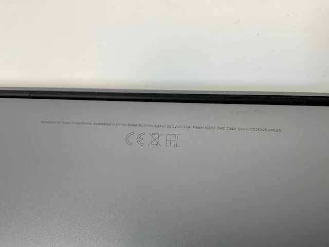 Apple macbook pro 13.3”, core(tm) i7 10th gen, 32 gb ram, 500 gb nvme laptop - afbeelding 7 van  7