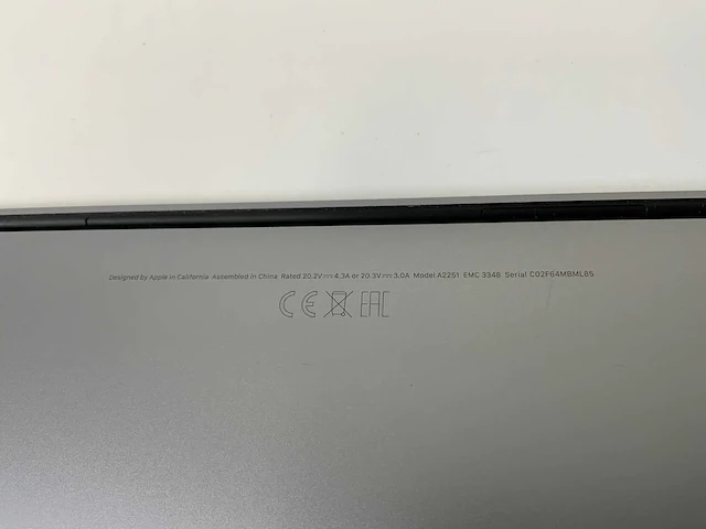 Apple macbook pro 13.3”, core(tm) i7 10th gen, 32 gb ram, 500 gb nvme laptop - afbeelding 7 van  7