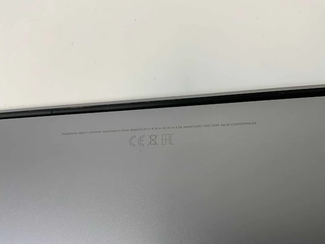 Apple macbook pro 13.3”, core(tm) i7 10th gen, 32 gb ram, 500 gb nvme laptop - afbeelding 7 van  7