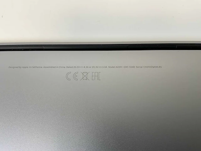 Apple macbook pro 13.3”, core(tm) i7 10th gen, 32 gb ram, 500 gb nvme laptop - afbeelding 7 van  7