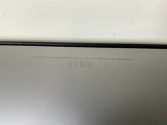 Apple macbook pro 13.3”, core(tm) i7 10th gen, 32 gb ram, 500 gb nvme laptop - afbeelding 7 van  7