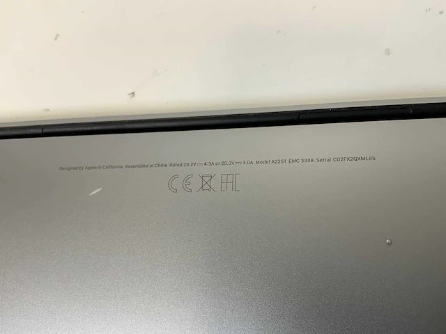 Apple macbook pro 13.3”, core(tm) i7 10th gen, 32 gb ram, 500 gb nvme laptop - afbeelding 7 van  7