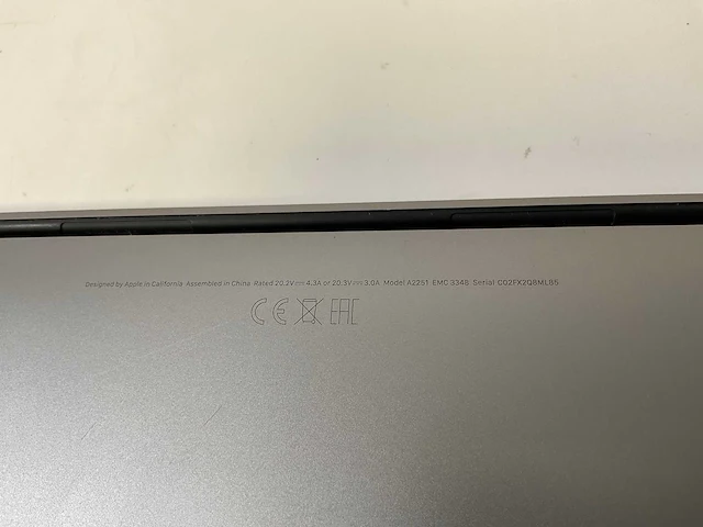 Apple macbook pro 13.3”, core(tm) i7 10th gen, 32 gb ram, 500 gb nvme laptop - afbeelding 7 van  7