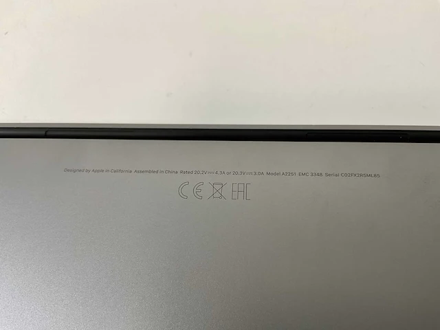 Apple macbook pro 13.3”, core(tm) i7 10th gen, 32 gb ram, 500 gb nvme laptop - afbeelding 7 van  7