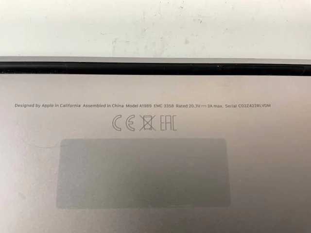 Apple macbook pro 13.3”, core(tm) i7 8th gen, 16 gb ram, 1 tb nvme laptop - afbeelding 7 van  7