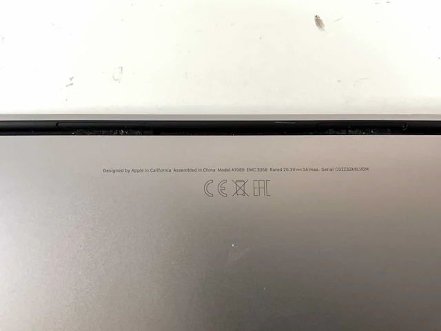 Apple macbook pro 13.3”, core(tm) i7 8th gen, 16 gb ram, 1 tb nvme laptop - afbeelding 7 van  7