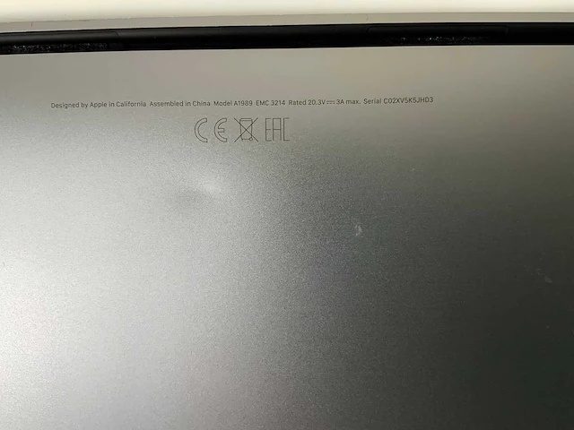 Apple macbook pro 13.3”, core(tm) i7 8th gen, 16 gb ram, 1 tb nvme laptop - afbeelding 7 van  7