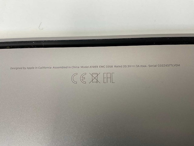 Apple macbook pro 13.3”, core(tm) i7 8th gen, 16 gb ram, 1 tb nvme laptop - afbeelding 7 van  7