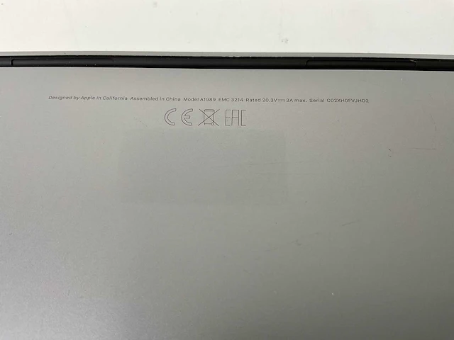Apple macbook pro 13.3”, core(tm) i7 8th gen, 16 gb ram, 251 gb nvme laptop - afbeelding 7 van  8