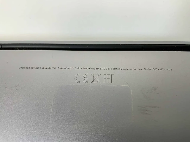 Apple macbook pro 13.3”, core(tm) i7 8th gen, 16 gb ram, 251 gb nvme laptop - afbeelding 7 van  7